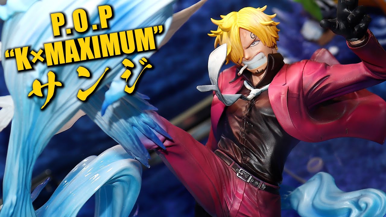展示】P.O.P ワンピース “K×MAXIMUM” サンジ フィギュア - YouTube