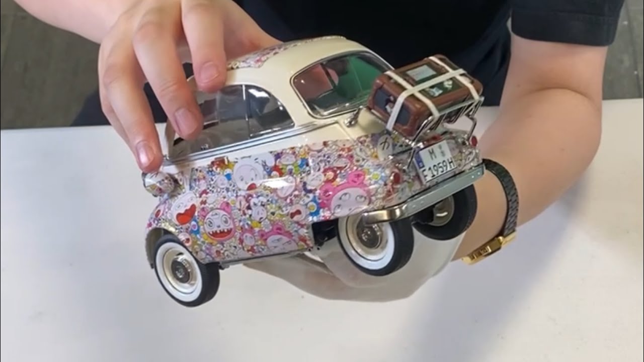 ASMR | 1/12 NSL BMW Isetta Kaikai Kiki Takashi Murakami Cartoon