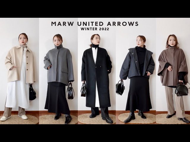 いろんな冬アウターの着回し紹介。コラボアイテムと福岡POPUPの