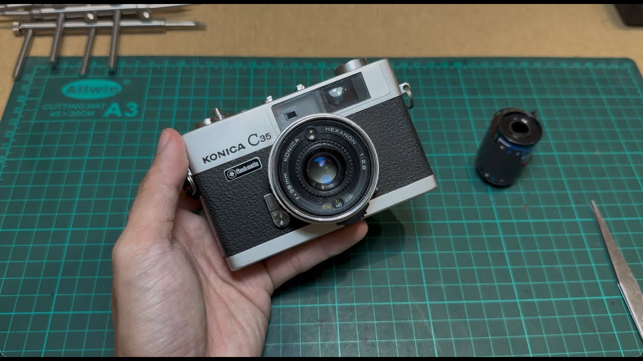 Konica C35 Flashmatic Tutorial Video - YouTube