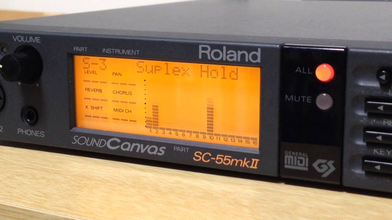 roland soundcanvas sc-55mkⅡ Roland SC-55 mkII mk2 SOUND Canvas