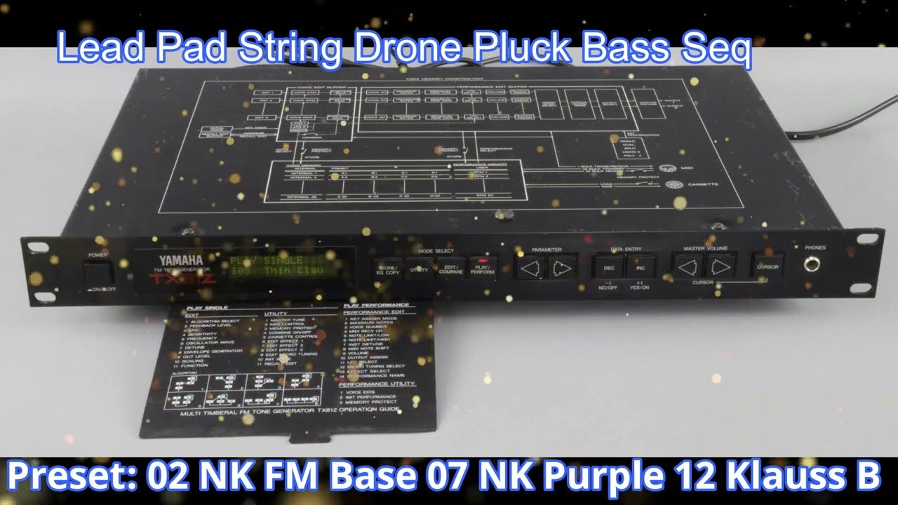 YAMAHA KX5、FM音源YAMAHA TX81Zのセットです。