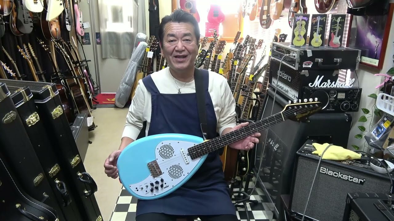 VOX Apache Amplified Guitar (with rhythm machine) - YouTube