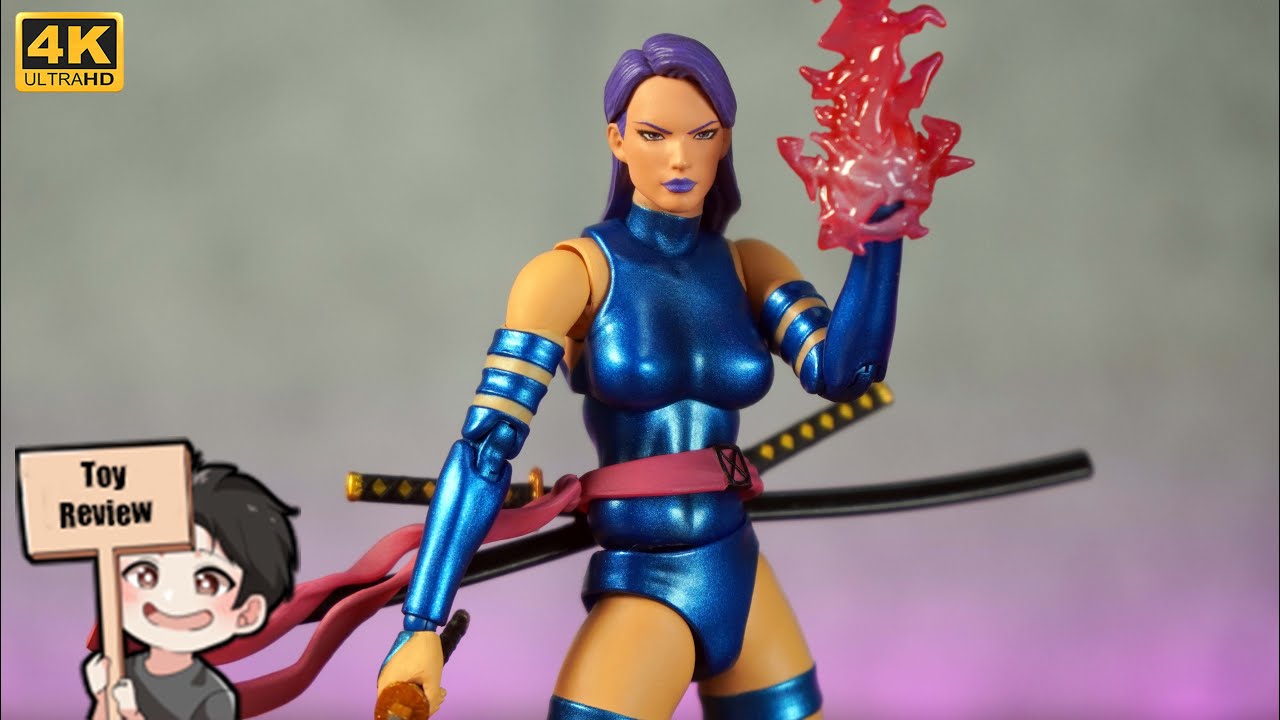 Review: Mafex No. 141 Psylocke (Comic Ver.) from X-Men - YouTube