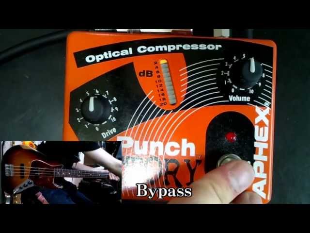 APHEX Punch Factory Test(Bass) - YouTube