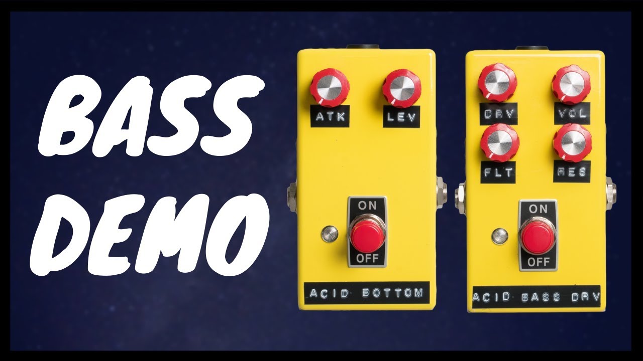 SHIN'S ACID Bass Drive & ACID Bottom Boost DEMO - YouTube