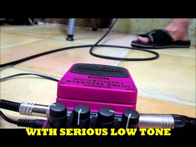 BEHRINGER FD-300 - ULTRA FEED BACK DISTORTION - YouTube