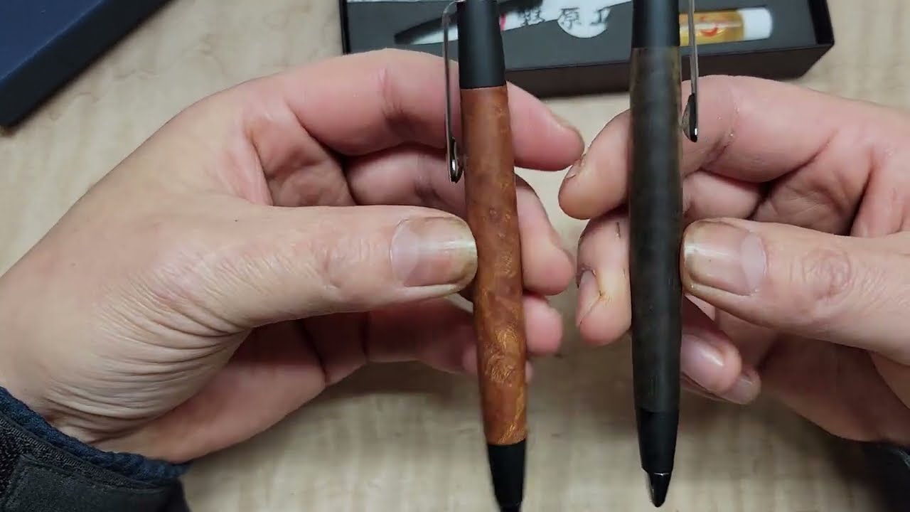 野原工芸さんの楓のペンシル - YouTube