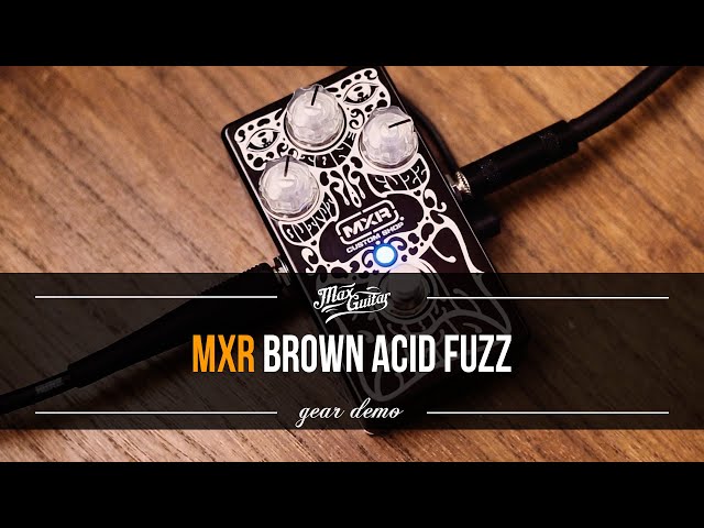 MXR Brown Acid Fuzz demo! With Fender CS John Cruz Strat into