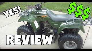 NEW 1999 KAWASAKI BAYOU 220 CLEANED UP ✓ - YouTube