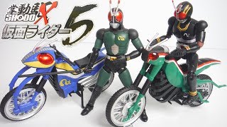 SHODO-X 仮面ライダー5 全6種 開封 掌動駆 KamenRider BLACK RX