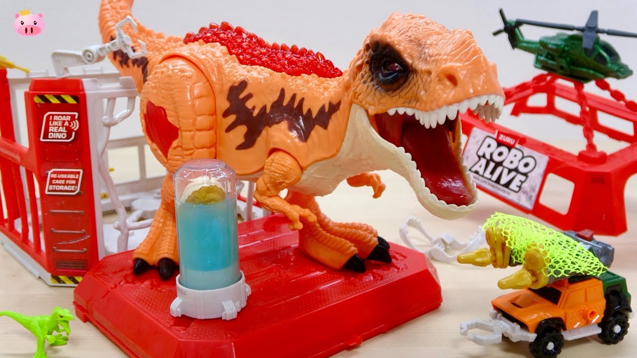 檻が基地に激変！ロボアライブ最新作「ディノ・エスケープ T-REX」の