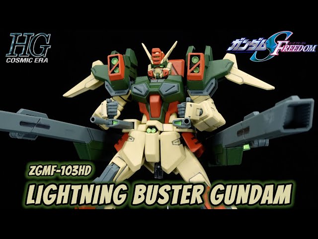 HG Lightning Buster Gundam Review | Gundam SEED Freedom - YouTube