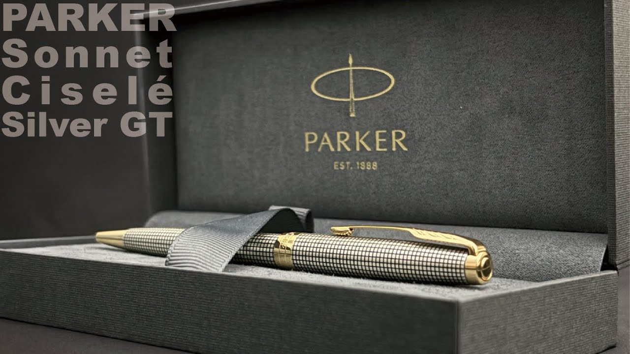 Parker Sonnet Ciselé Silver GT｜パーカー ソネット プレミアム