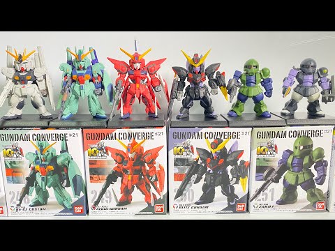 FW GUNDAM CONVERGE #21 RX-93 RGZ-91B GAT-X303 GAT-X207 MS-05B