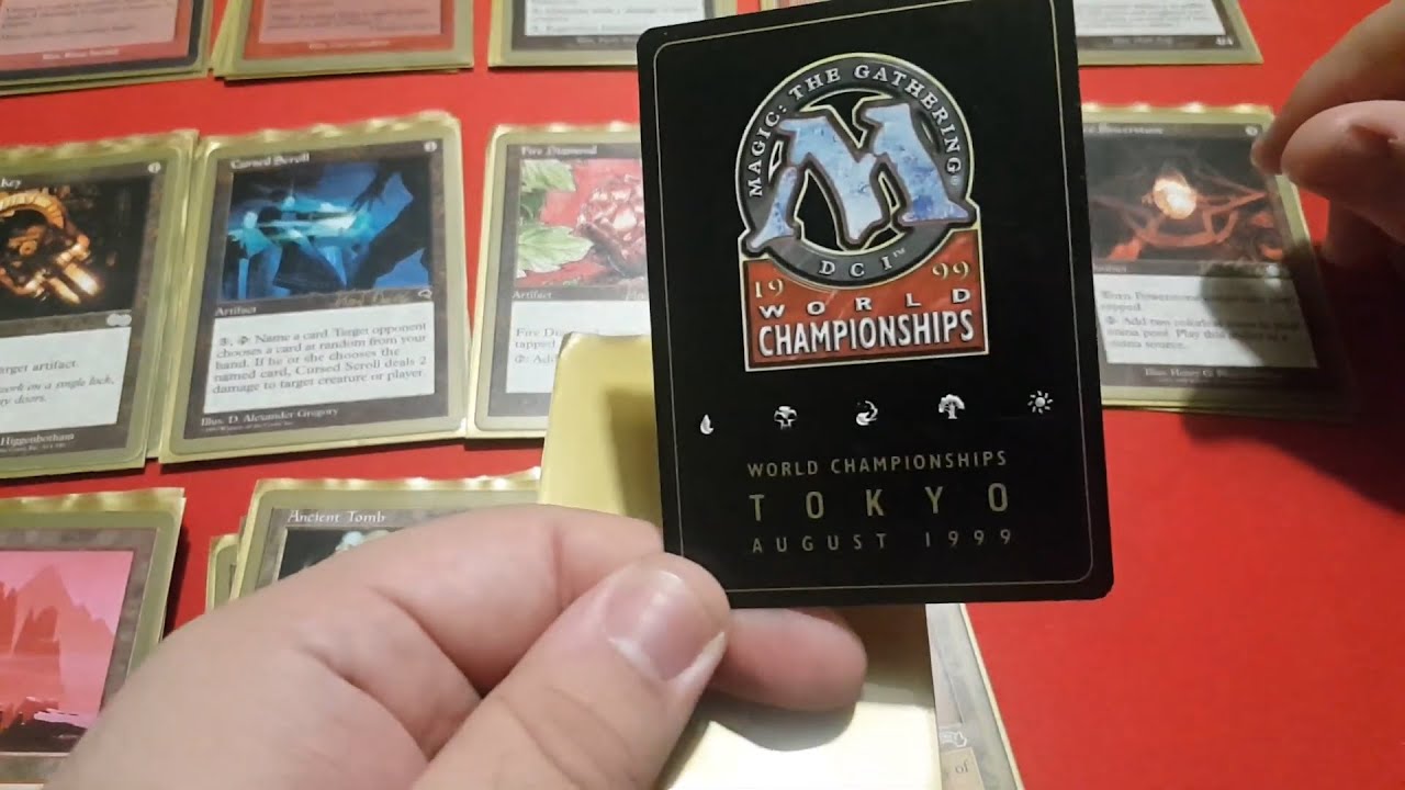 MTG金枠 worlds championships1999 Kai Budde MTG金枠 worlds