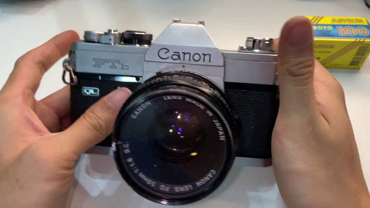 Canon FTb Camera with Canon FD 50mm 1:1.8 S.C. Lens ( Barg ) - YouTube