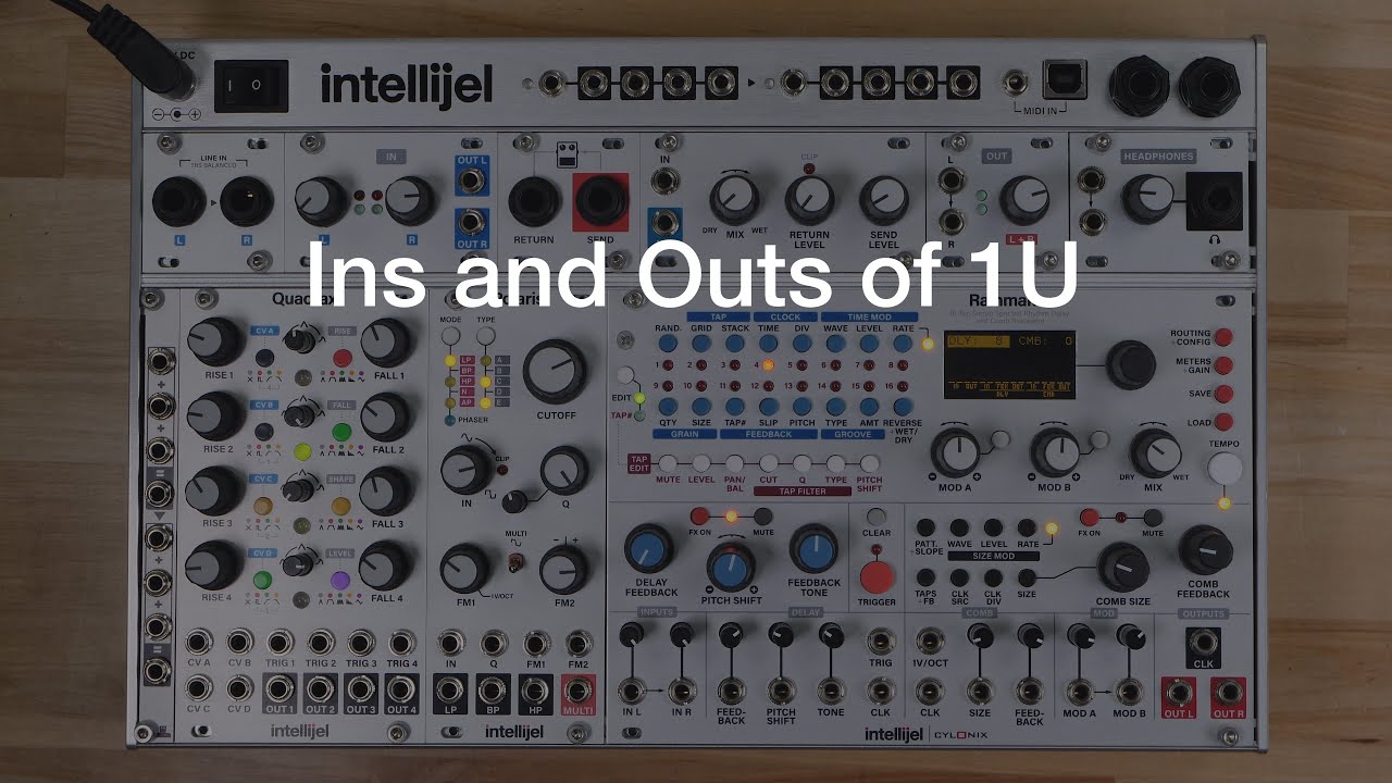 Intellijel Mixup - Compact Mono/Stereo Chainable Mixer - YouTube