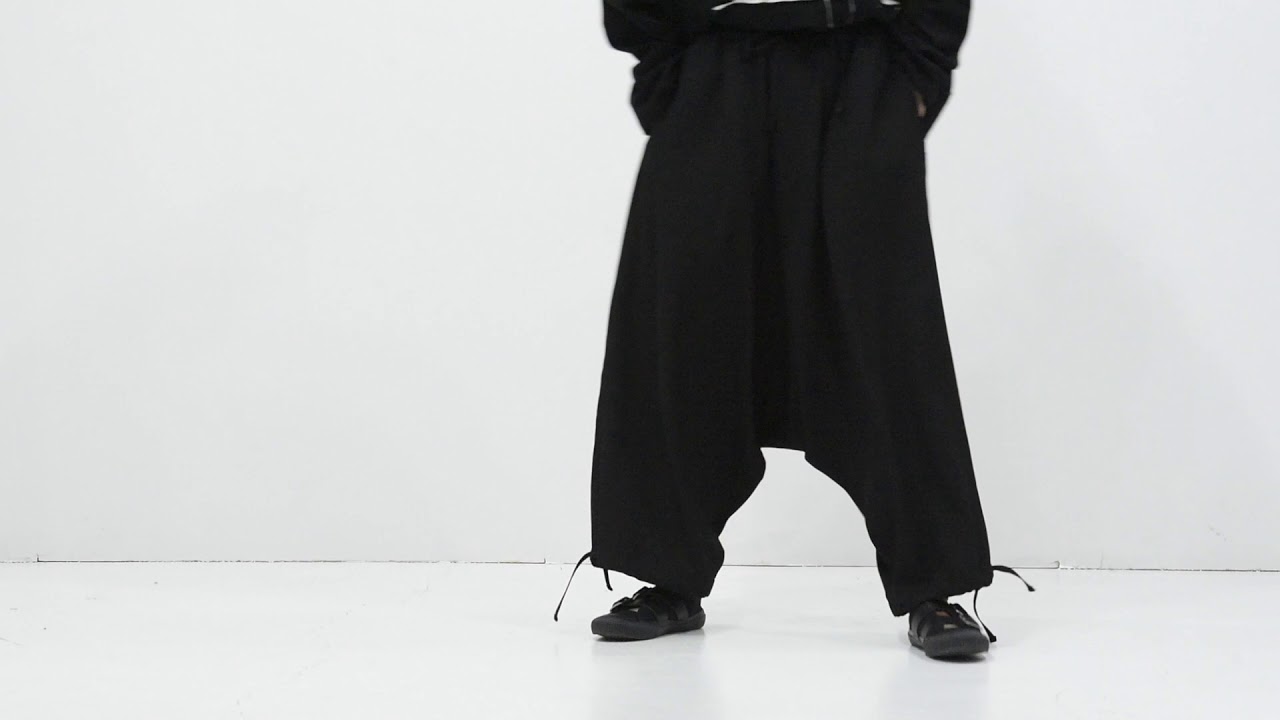 ヨウジヤマモト 21aw シルクサルエルパンツ ヨウジヤマモト 21aw