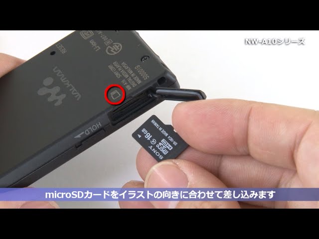 ウォークマン NW-A55 microSD(32GB)付き SONY WALKMAN NW-A55HN