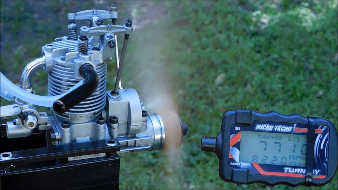 Saito FA-40 Open Rocker Cool Power MV - YouTube