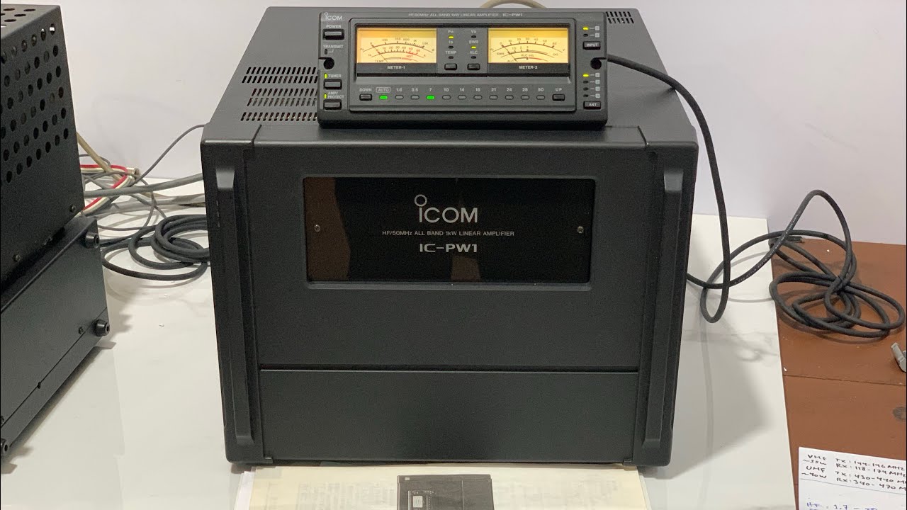 現状販売✨ICOM IC-PW1 リニアアンプ HF⁄50MHz 1kW Icom IC-PW1 Ham
