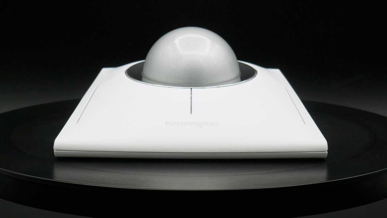 Kensington SlimBlade EQ Trackball White - YouTube