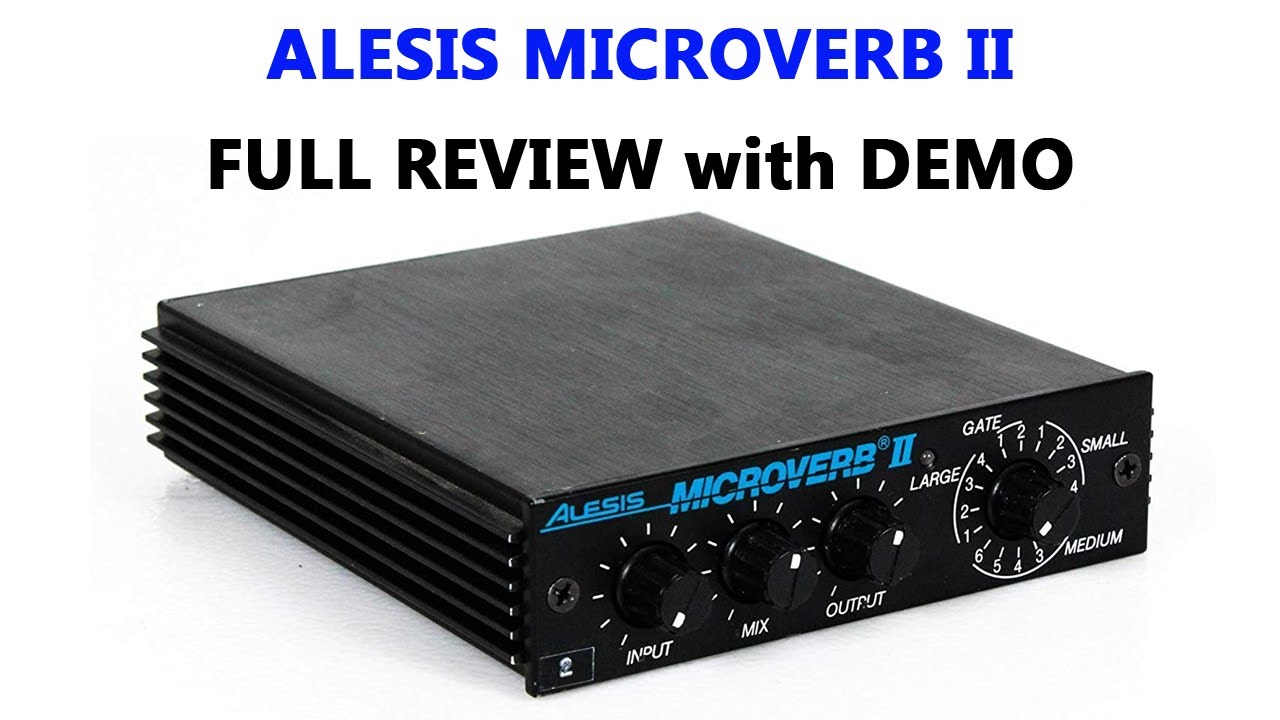 ALESIS アレシス MICROVERBⅡ マイクロバーブⅡ 専用電源AC/DC付き