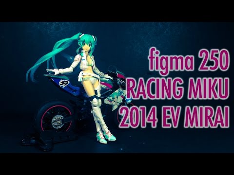 Figma Racing Miku 2014: EV Mirai ver. + EX:RIDE TT-Zero 13 Kai
