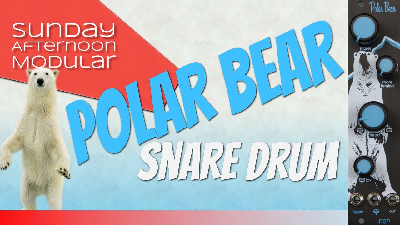 PITTSBURGH MODULAR POLAR BEAR - snare drum module with a twist
