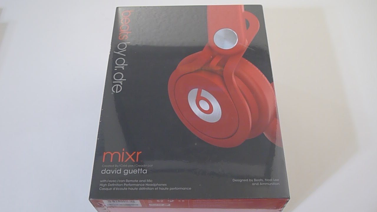 NEW! 2013 Beats MIXR in Red Unboxing - YouTube