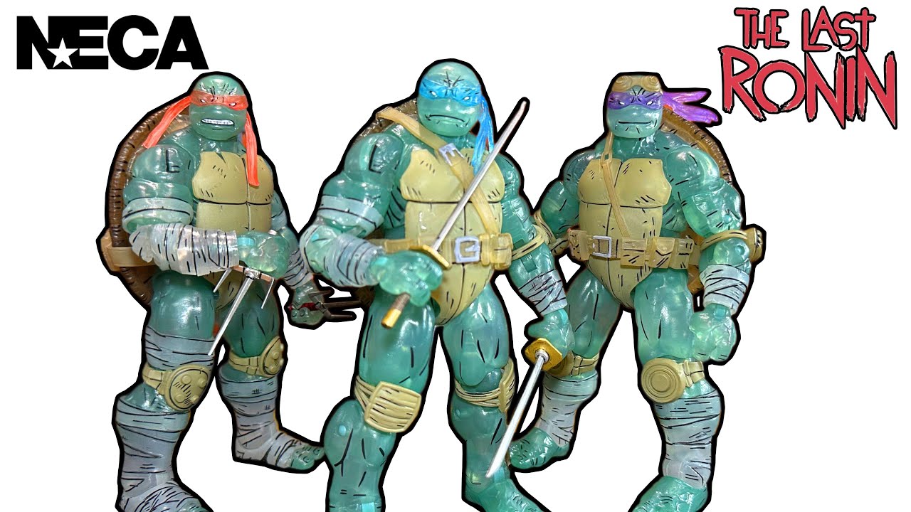 NECA TMNT The Last Ronin Ghost Brothers 3 Pack Review - YouTube