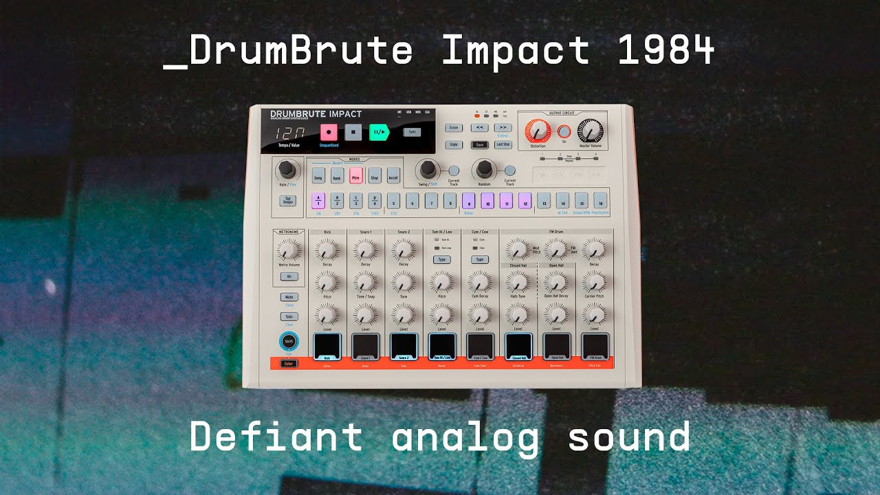 DrumBrute Impact 1984 | Defiant analog sound | ARTURIA - YouTube