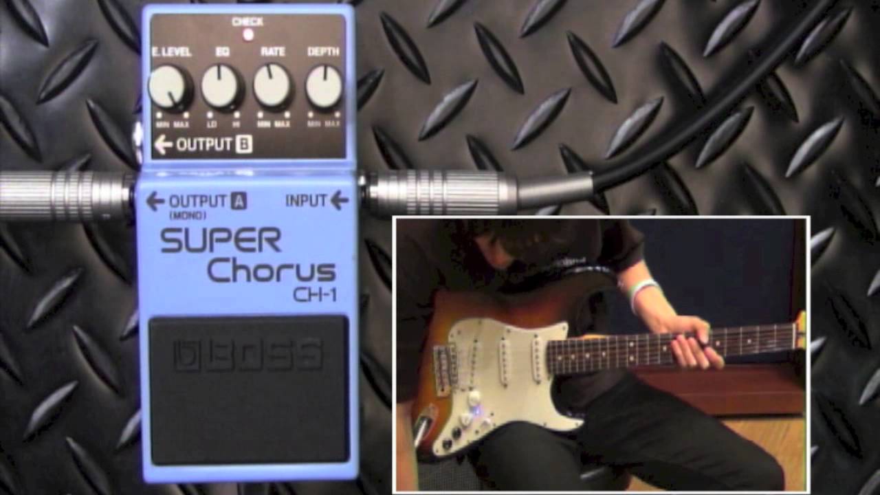 試奏動画】BOSS CH-1 SUPER Chorus 【BOSS COMPACT PEDAL 100th