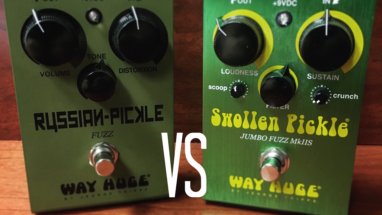 Way Huge Russian Pickle vs. Swollen Pickle Bass Demo - YouTube