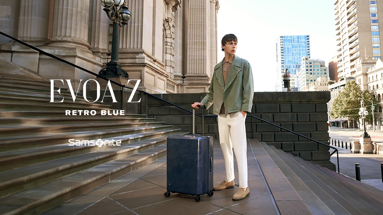 サムソナイト115周年限定モデル「EVOA Zレトロブルー」 - YouTube