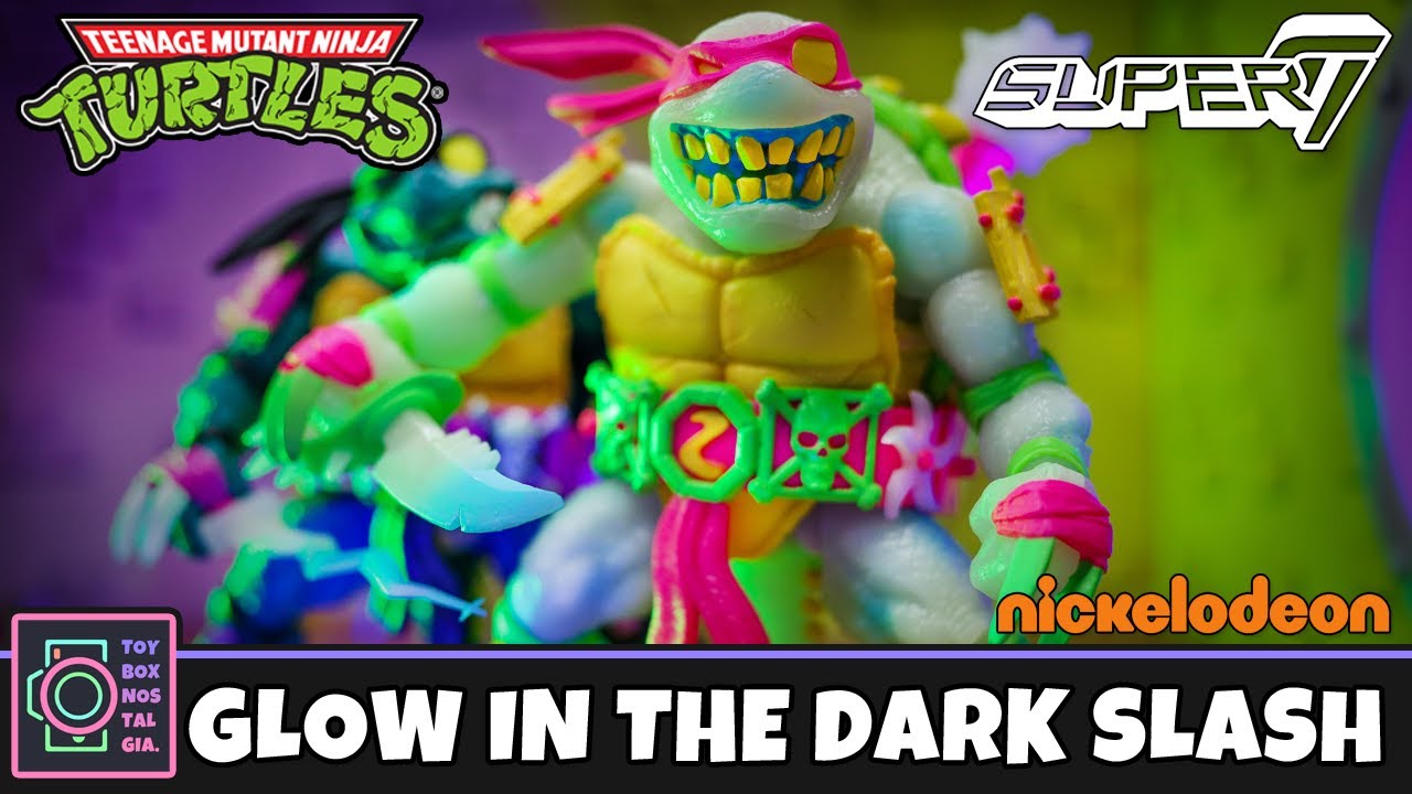 Super7 TMNT: Glow in the Dark SLASH! - YouTube