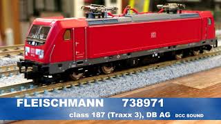 鉄道模型 Fleischmann 738972 DCC Sound BR 187 鉄道模型 Fleischmann