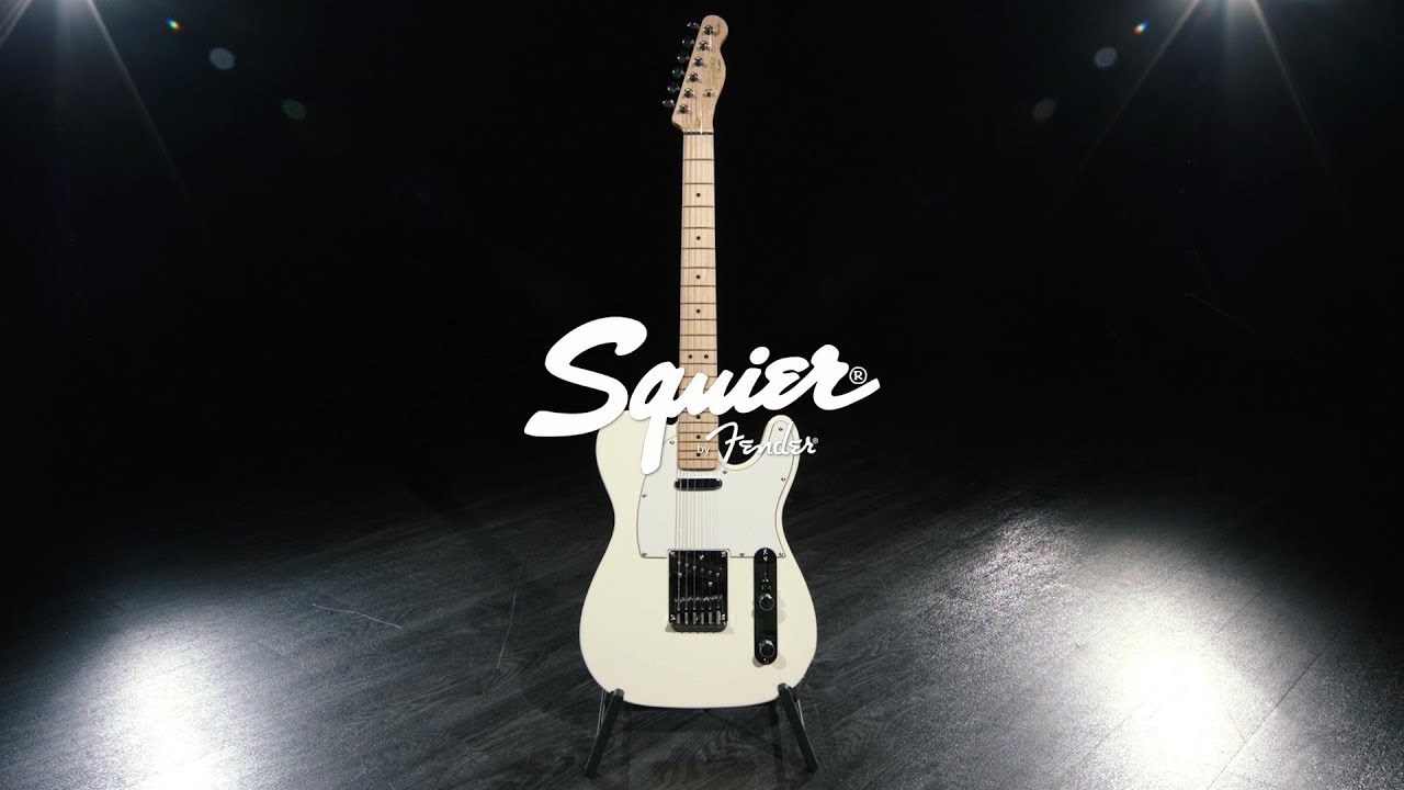 Squier Affinity Telecaster MN, Arctic White | Gear4music demo