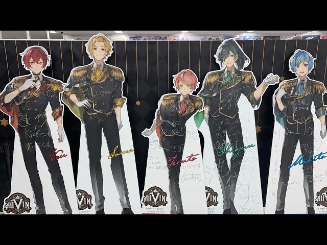 KnightA-騎士A-」1stシングル｢AllVIN｣発売記念展 メンバー等身大パネル