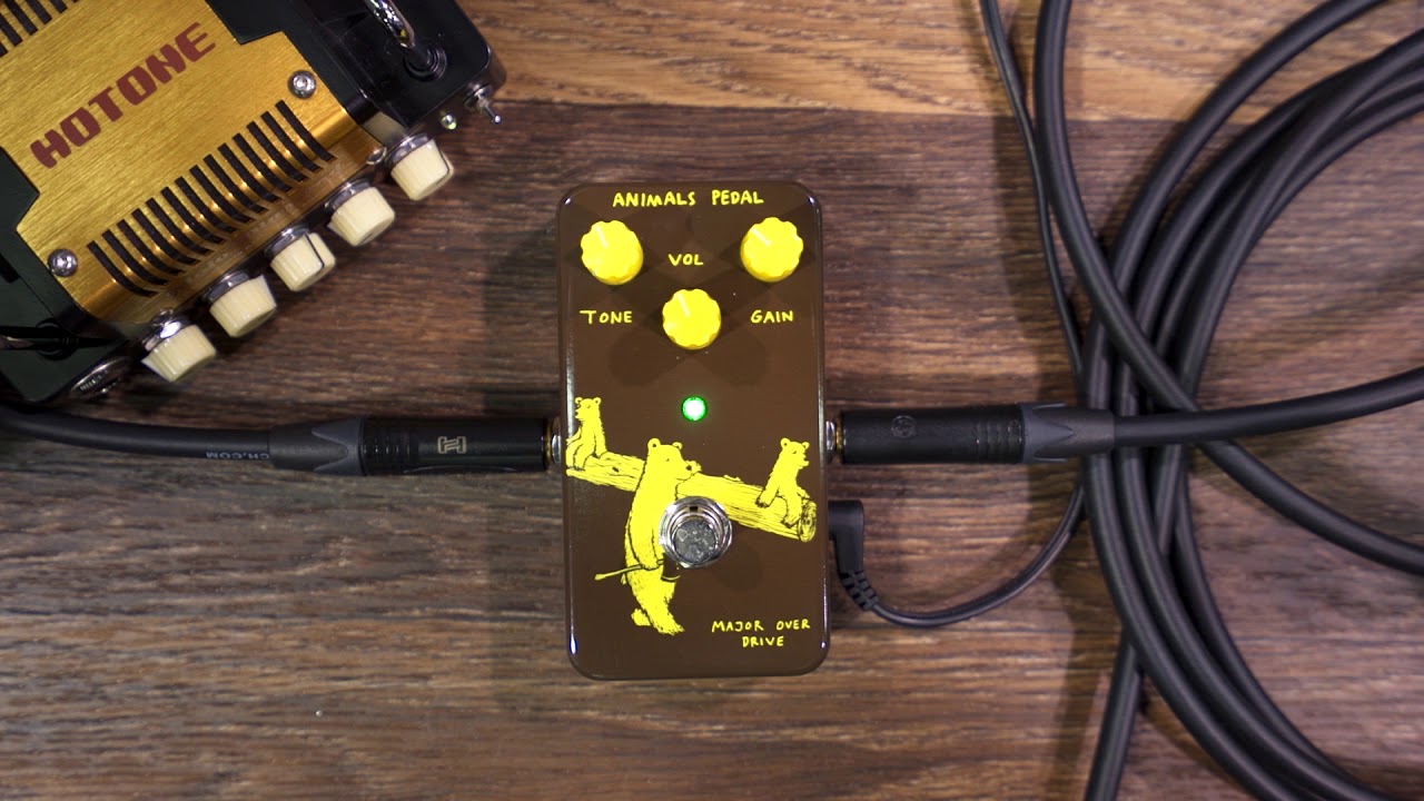Animals Pedal - Major Overdrive (NAMM 2018 Pedal Demo Marathon