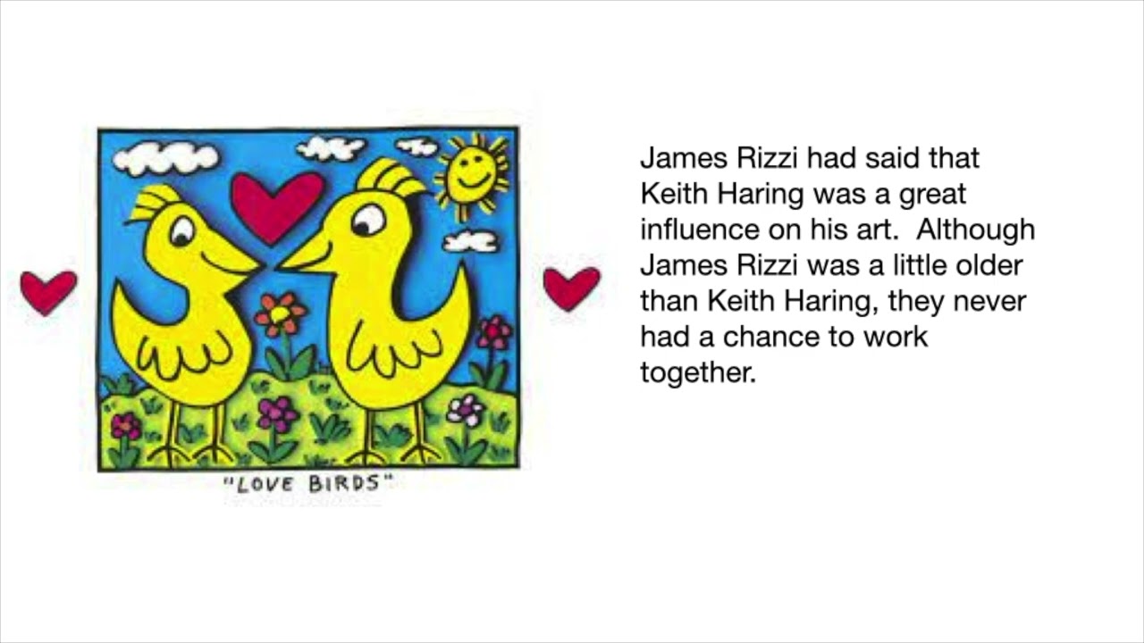 James Rizzi 『 FROWERS 』*＊*…LOVEBIRDS James Rizzi | Love Birds