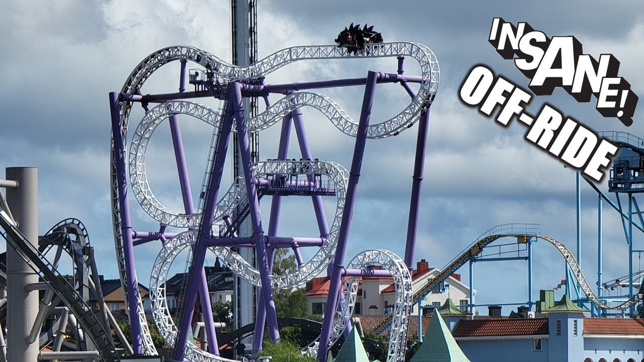 Insane Off-Ride Footage, Grona Lund Intamin ZacSpin 4D Coaster