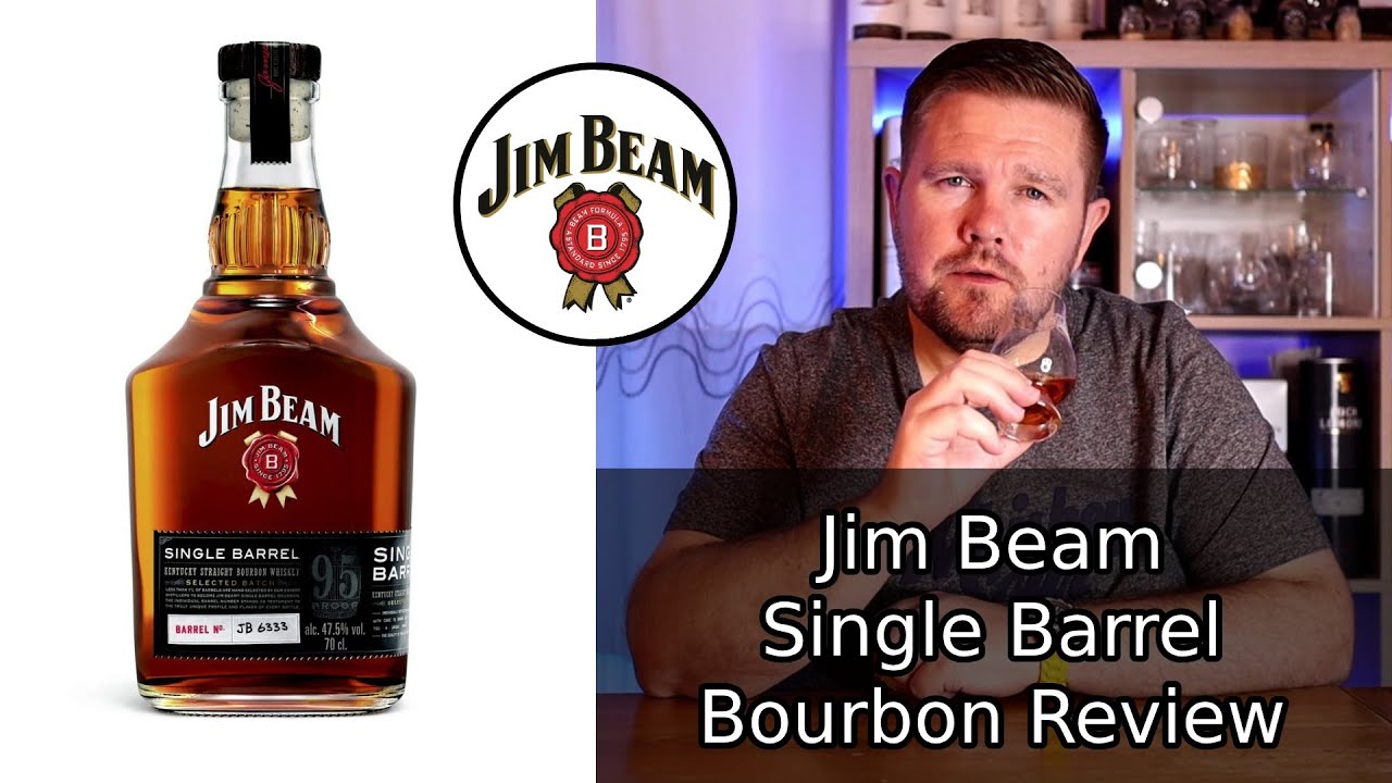 Jim Beam Single Barrel Bourbon Whiskey Review - YouTube