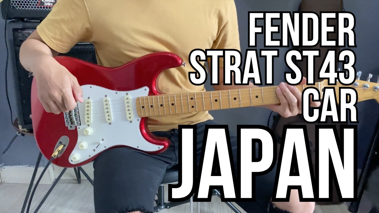 Fender Stratocaster ST 43 CAR 1993-1994 (Japan) - YouTube