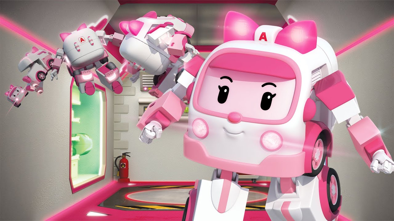 ロボカーポリー 変身シーン | アンバー | レスキューチーム | 変身