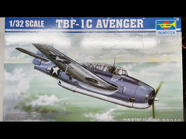TBF-1C Avenger 1/32 スケール Trumpeter TBF-1C Avenger 1/32 Scale