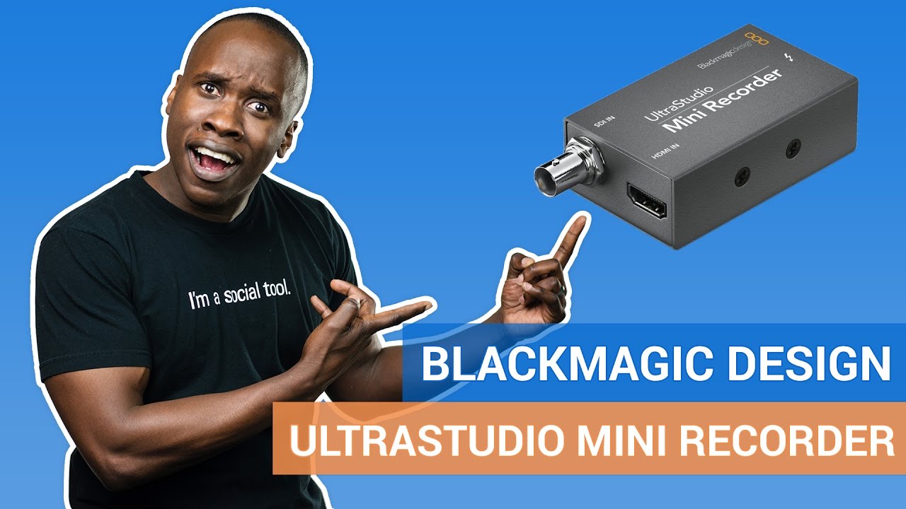 Blackmagic Design Ultrastudio Mini Recorder Review - How to Stream