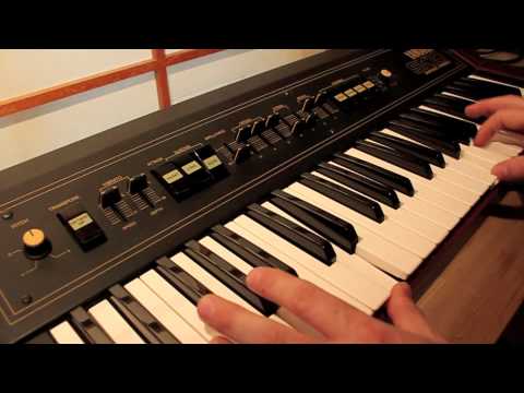 Yamaha SK-10 string/organ/brass synthesizer - YouTube