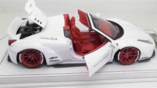 1/18 CUSTOM MODEL SERIES EP 29 - LIBERTY WALK FERRARI 458 SPIDER
